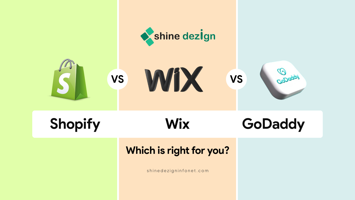 Shopify vs Wix vs GoDaddy: Which is right for you?