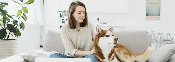  Women Caring Dog