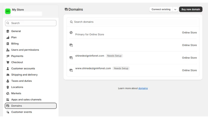 select Domains